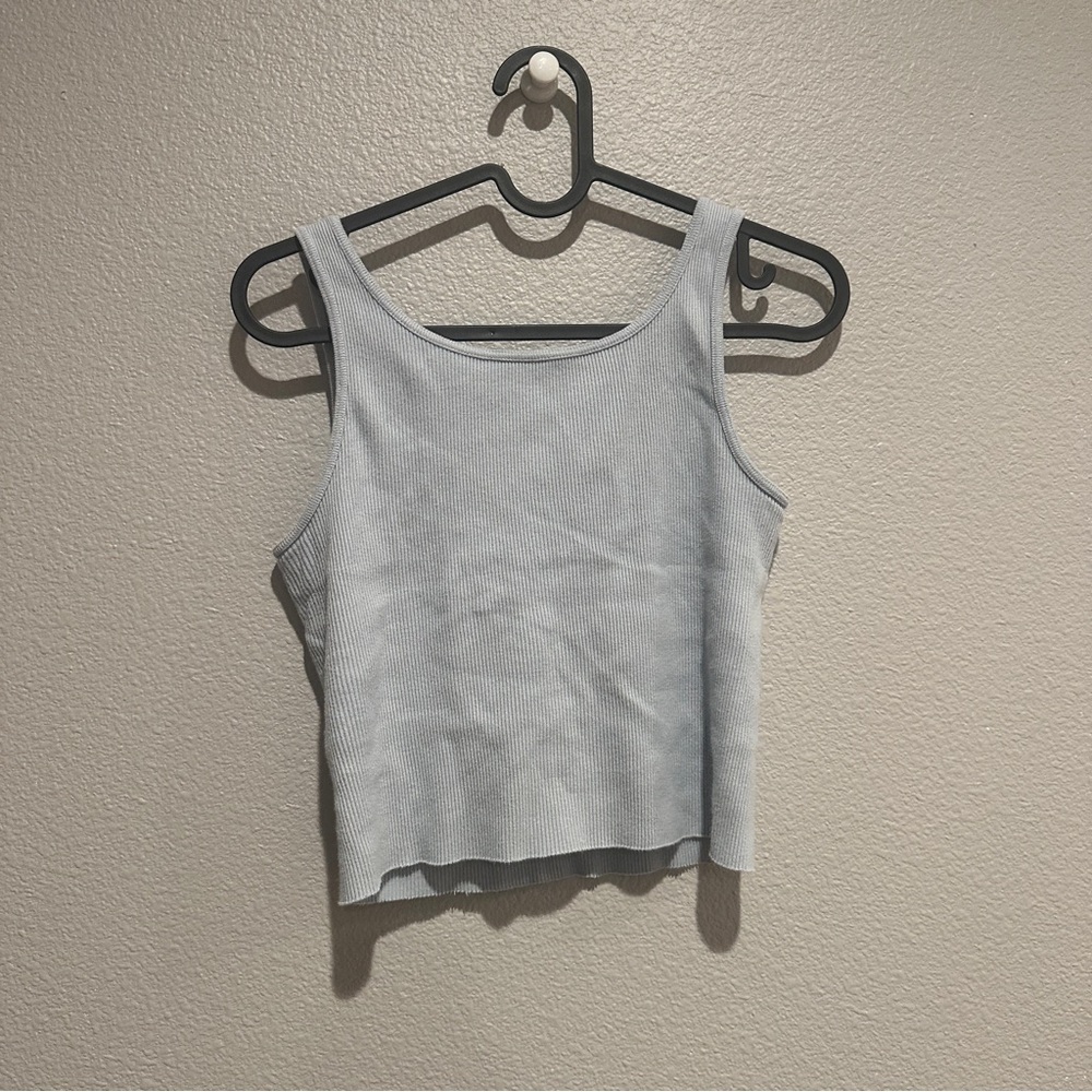 Brandy light blue Sheena crop tank - Picture 4 of 4